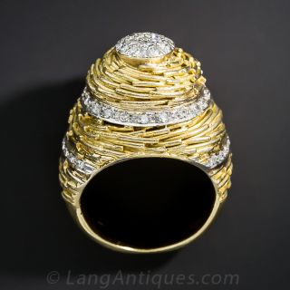 Diamond Cocktail Ring - 1