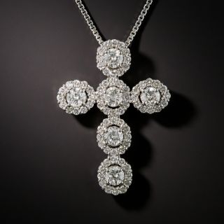 Diamond Cross Necklace - 1