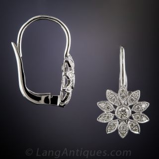 Diamond Daisy Earrings