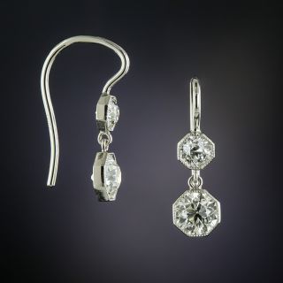 Diamond Dangle Earrings