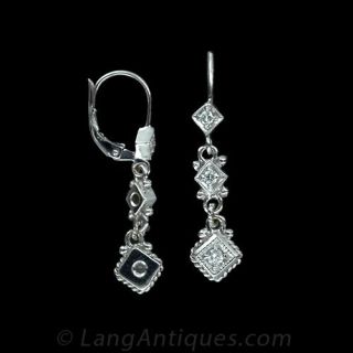 Diamond Drop Earrings