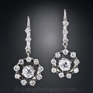 Diamond Drop Earrings