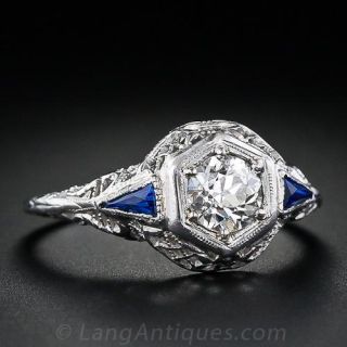 Diamond Filigree Ring