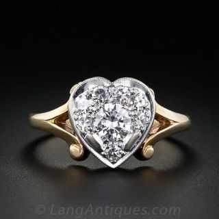 Diamond Heart Ring