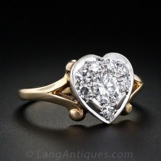 Diamond Heart Ring