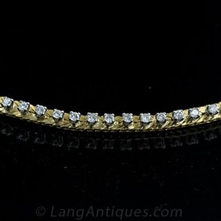Diamond Herringbone Choker Main View 2