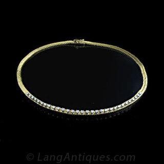 Diamond Herringbone Choker