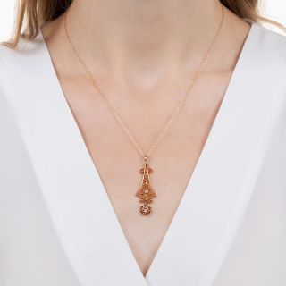 Diamond Lavaliere - Circa 1900 