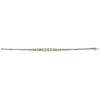 Diamond Line Bracelet, Circa 1900