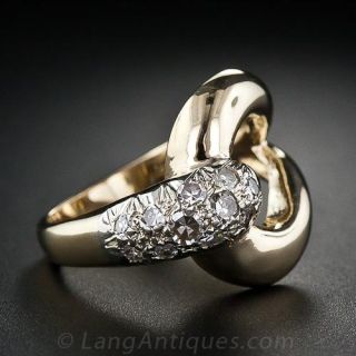 Diamond Loop Ring