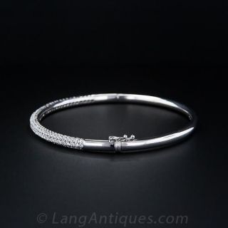 Diamond Pave Bangle Bracelet