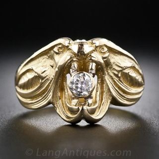 Diamond Snake Ring