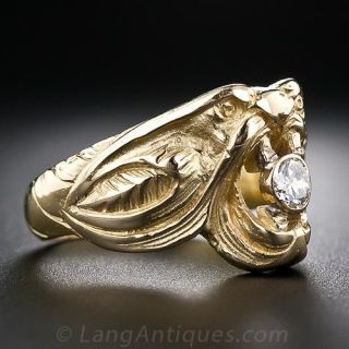 Diamond Snake Ring
