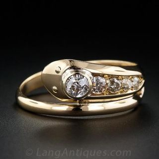 Diamond Snake Ring