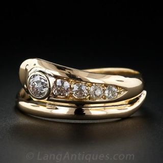 Diamond Snake Ring