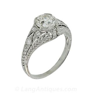 Diamond Solitaire, Circa 1915-1920