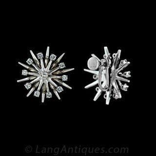 Diamond Starburst Earrings