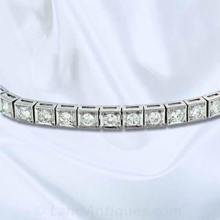 Diamond Straight Line Bracelet