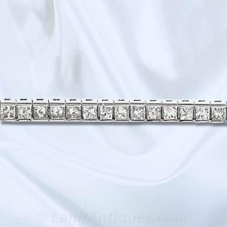 Diamond Straight Line Bracelet