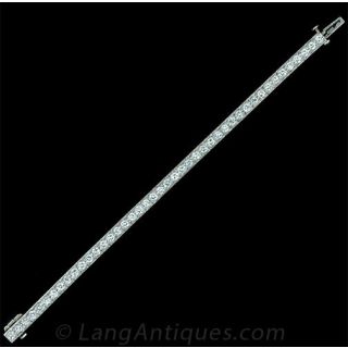 Diamond Straight Line Bracelet