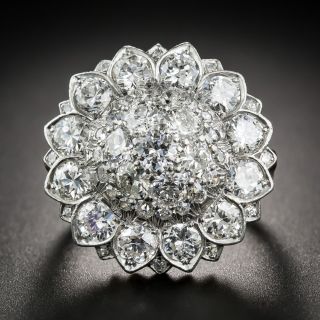  Diamond Sunflower Cocktail Ring - 9