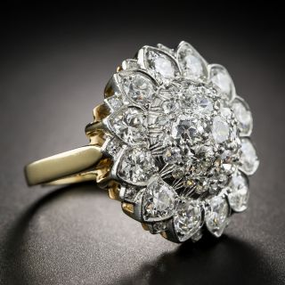  Diamond Sunflower Cocktail Ring
