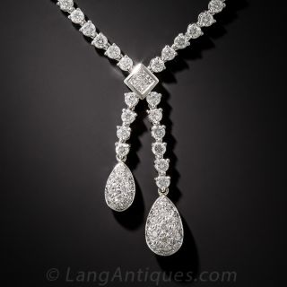 Diamond Tassel Necklace