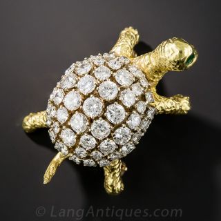 Diamond Turtle Pin - 1