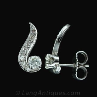 Diamond Twist Earrings