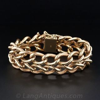 Double Cable Link Bracelet