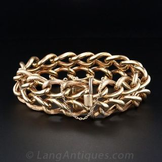 Double Cable Link Bracelet
