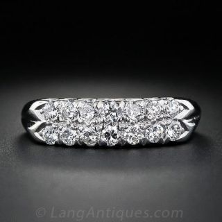 Vintage Diamond Wedding Band