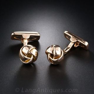 Dunhill 18K Rose Gold Cufflinks