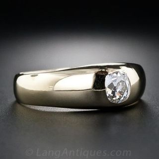 Dutch Antique .45 Carat Diamond Solitare Ring