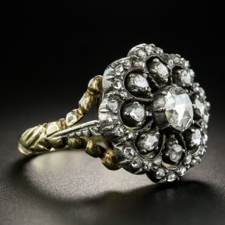 Dutch Georgian Style Rose-Cut Diamond Cluster Ring