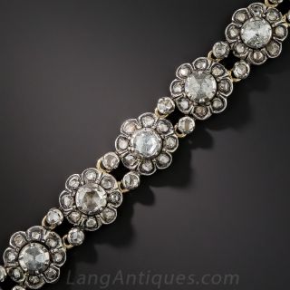 Dutch Rose-Cut Diamond Bracelet
