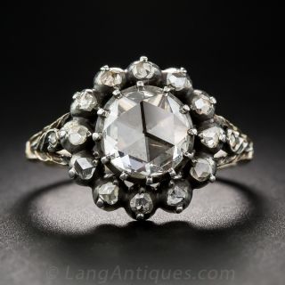 Dutch Rose-Cut Diamond Georgian Style Ring