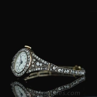 Early 1900's Diamond Wrist Watch  