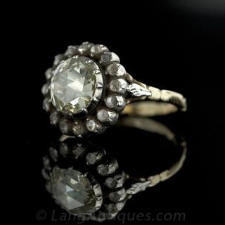 Early 19th Century Rose Cut Diamond Ring