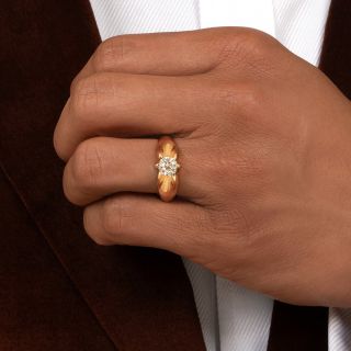 Early 20th Century 1.00 Carat Diamond Ring - GIA M SI2