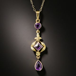 Early 20th Century Amethyst Pendant by Untermeyer-Robbins - 2