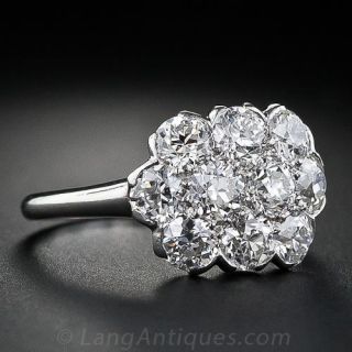 Early 20th Century Diamond Cluster Ring