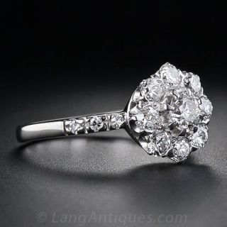 Early 20th Century  Diamond Cluster Ring