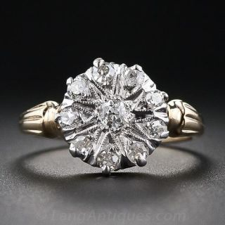 Early 20th Century Diamond Cluster Ring