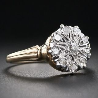 Early 20th Century Diamond Cluster Ring