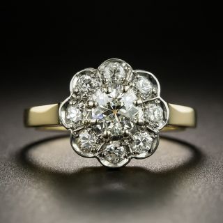 Vintage Diamond Cluster Ring - 2