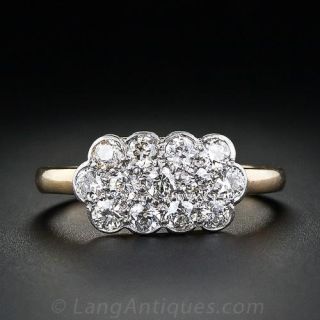 Early 20th Century Diamond Cluster Ring
