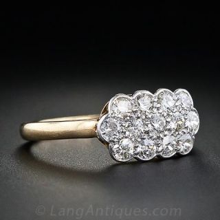 Early 20th Century Diamond Cluster Ring