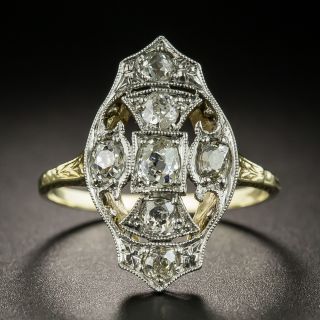 Early 20th Century Diamond Dinner Ring - 1