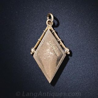 Early 20th Century Diamond Shaped Locket